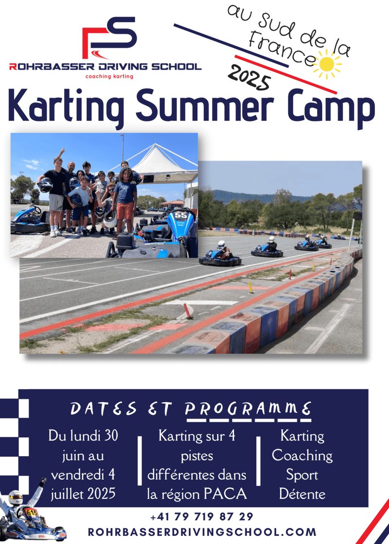 Karting Summer Camp sud france été 2025